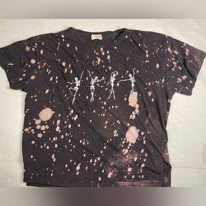 Urban Nation 2X skeleton ballerinas‎ retro Halloween oversized goth